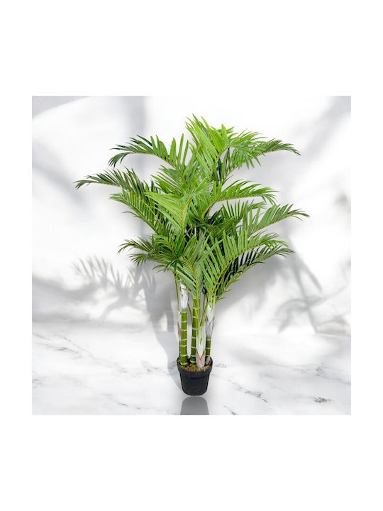 Künstliche Kentia-Palme 22 Blätter Plastiktopf 220 cm