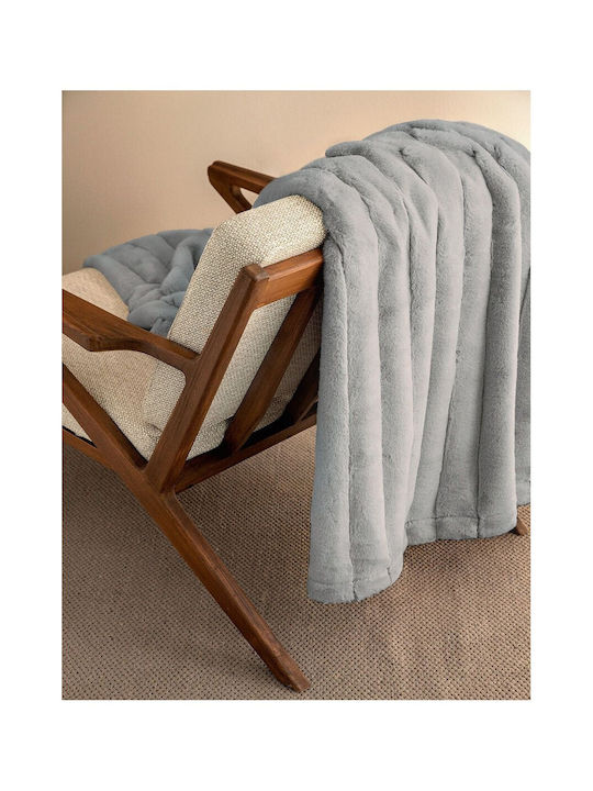 Palamaiki Κουβερτοπάπλωμα Υπέρδιπλο 220x240εκ. Etta Grey 730 GSM