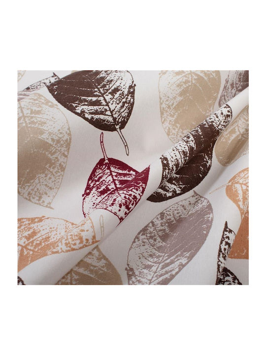 Dimcol Runner Stain Resistant Leaves 467 Brown 40x180cm