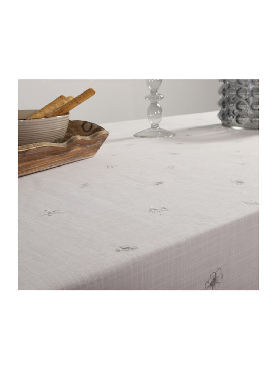 Nef-Nef Homeware Покривка за маса Памучна Serena Ecru 150x250бр