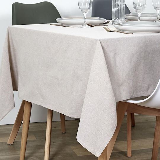 GreenTech Τραπεζομάντηλο Beige 250x140εκ.