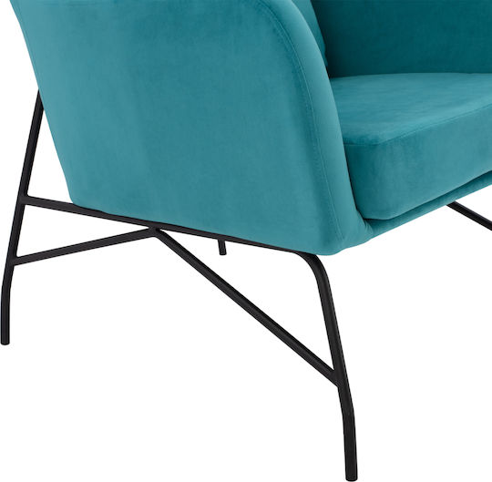 Dania Bergère Catifelat Turcoaz 67x80x102cm