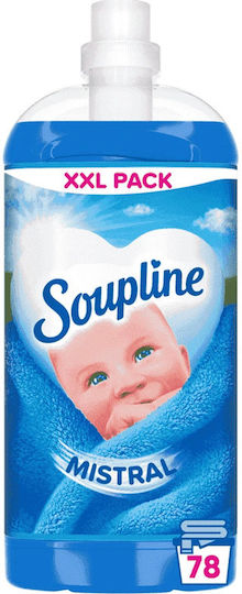 Soupline Concentrated Fabric Softener Mistral 78 washes 1.638lt