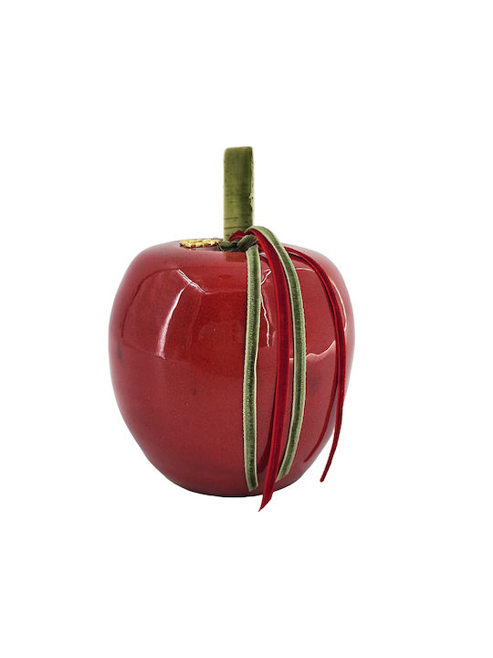 Rozos Ceramics Διακοσμητικό Μήλο από Κεραμικό Υλικό 10x14cm