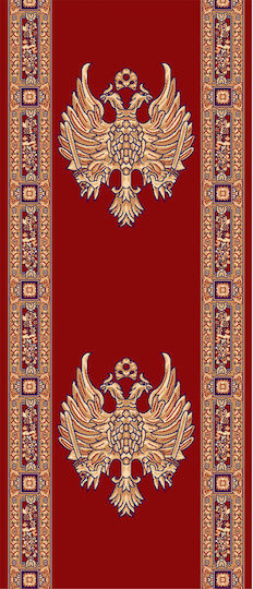 Isexan Church Carpet Orthodoxia Open Wings 80x80cm 40-8001-1000-red