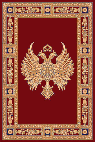 Isexan Orthodoxia Църковен килим кръгъл Червено с диаметър 200εκ. 40-2020-1000