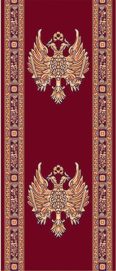 Isexan Orthodoxia Църковен килим кръгъл Червено с диаметър 200εκ. 40-2020-1000