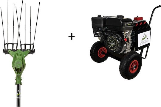 Agelis Amolivo Olive Harvester Battery 800W Type Rake with Rod 2.3m and Weight 2kg