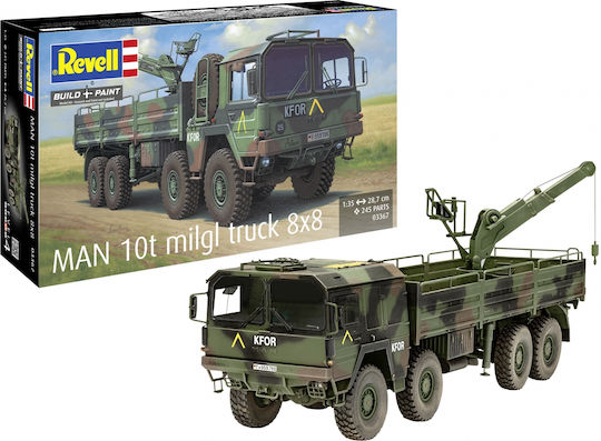 Revell Military Model Figure Truck Man 10t Milgl.8x8 245 Pieces