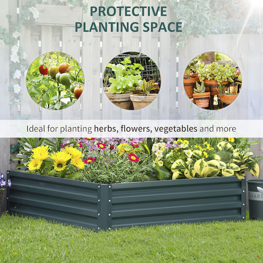 Outsunny Garden Fencing Material 1pcs Green