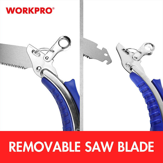 WorkPro Ferăstrău de mână Ferăstrău de tăiat crengi 33.02cm