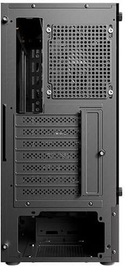 Antec AX27 RGB Gaming Midi Tower Κουτί Υπολογιστή με Πλαϊνό Παράθυρο Μαύρο