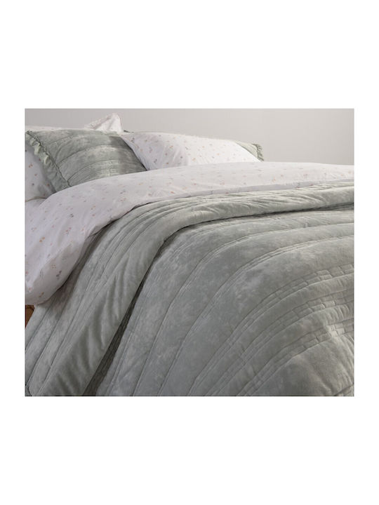 Nef-Nef Homeware Sirion Κουβερλί Υπέρδιπλο από Πολυεστέρα Mint 240x230cm