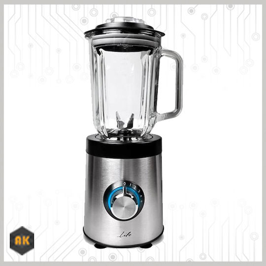 Life Veloce Mixer mit Glas Kanäta 1,5 l 800W Inox