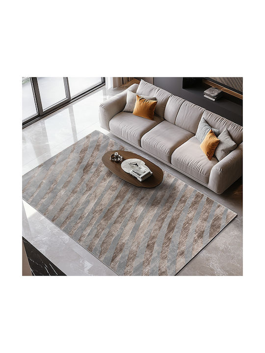 Beauty Home Χαλί 133x190cm Μπεζ, Γκρι Beauty Home Χαλί 133x190cm Μπεζ, Γκρι