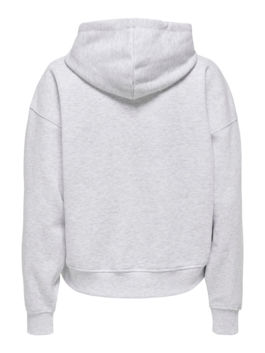 Damen Sweatshirt Kapuzen Grey
