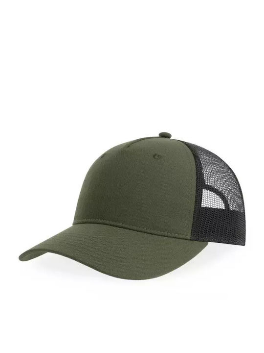 Atlantis Zion Five-Leaf Mesh Hat Code Zion Olive Black