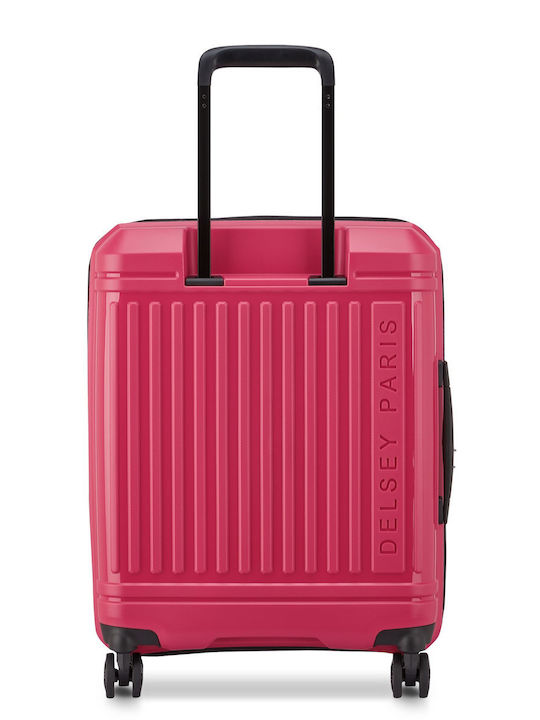 Delsey Lutece Cabin Hard Suitcase Magenta With 4 Wheels Height 55cm