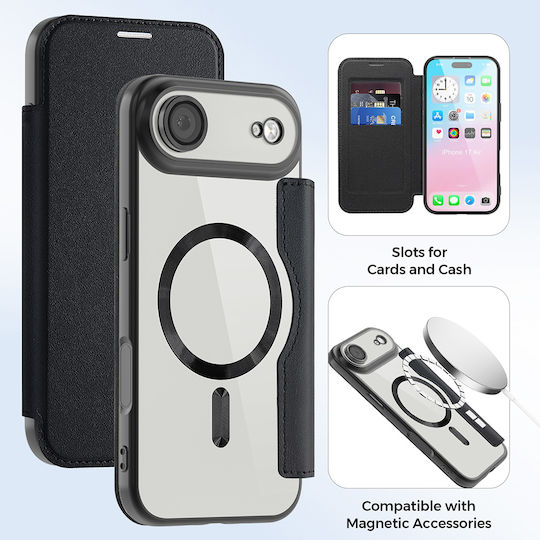 Techsuit Smartmag Buchen Sie Silikon Schwarz (iPhone Air)