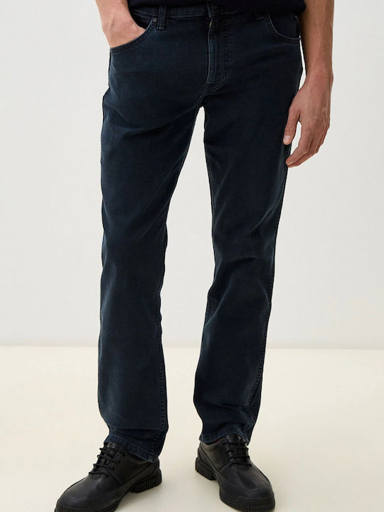 Wrangler Greensboro Мъжки Дънков Панталон Еластичен Straight Iron Blue