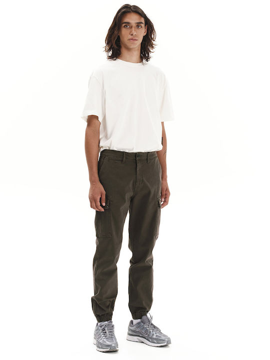 Trousers Cargo Elastic Green
