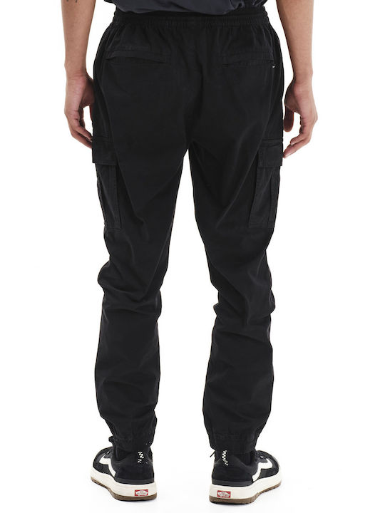 Trousers Cargo in Loose Fit Black