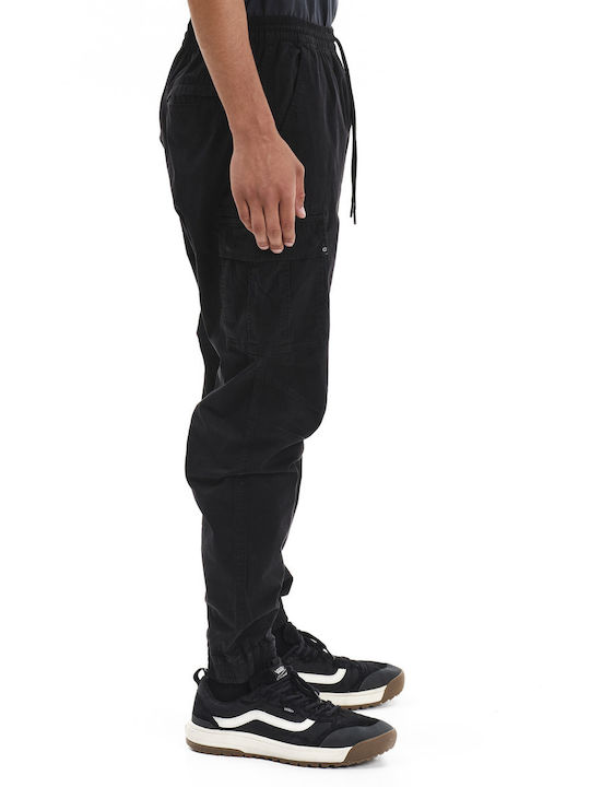 Trousers Cargo in Loose Fit Black
