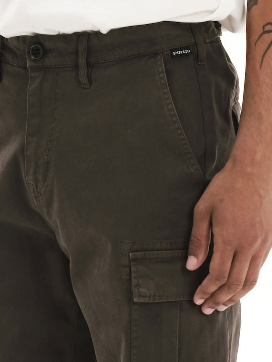 Trousers Cargo Elastic Green