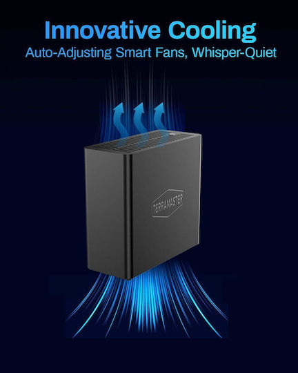 TerraMaster F4 SSD NAS Turn cu 4 sloturi pentru M.2