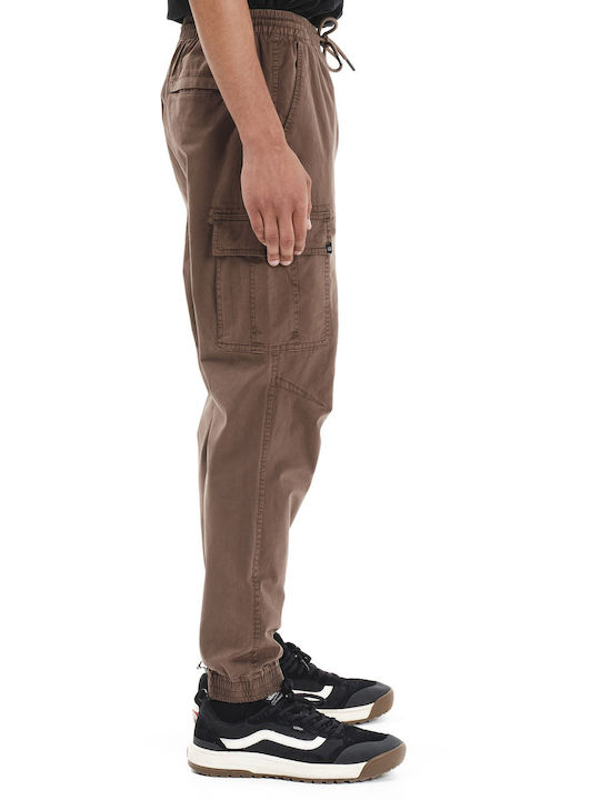 Trousers Cargo in Loose Fit Brown