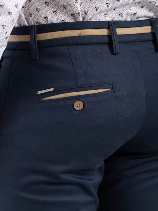 Hose Chino Elastisch in Schlanker Passform Blue