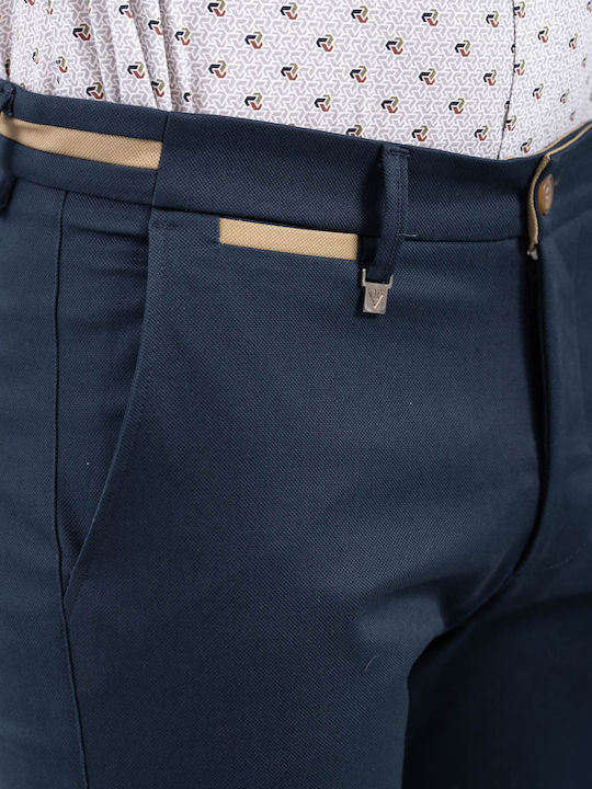 Hose Chino Elastisch in Schlanker Passform Blue