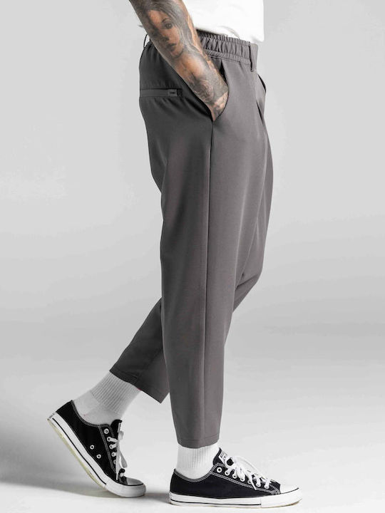 Men's Chino Trousers Loose Fit Grey