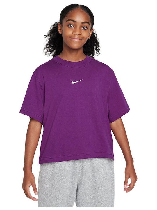 Kids' T-shirt Purple Sportswear