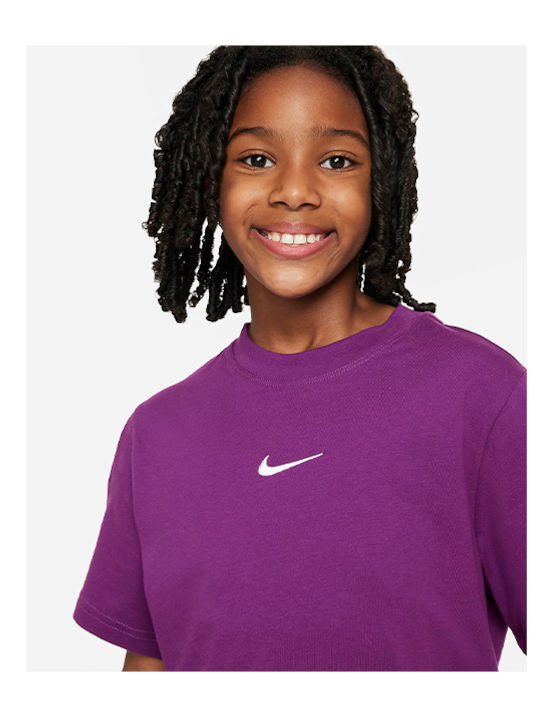 Kids' T-shirt Purple Sportswear
