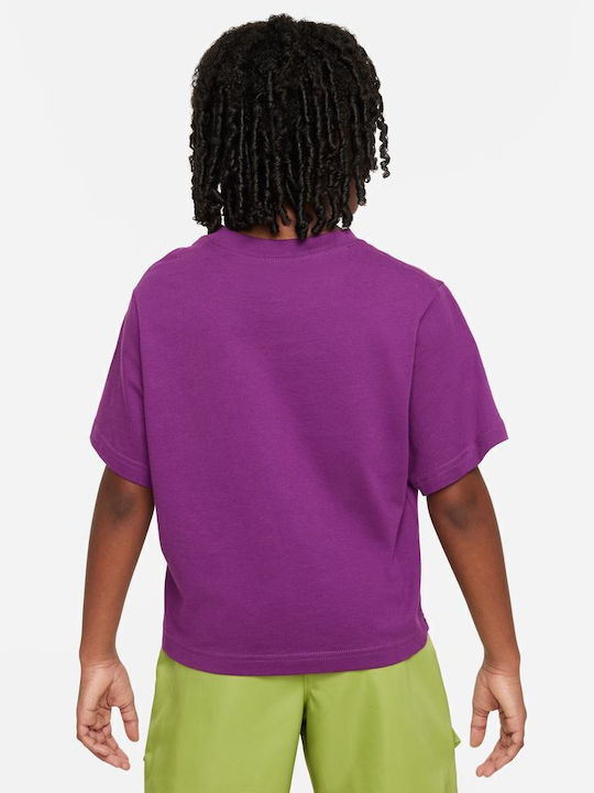 Kids' T-shirt Purple Sportswear