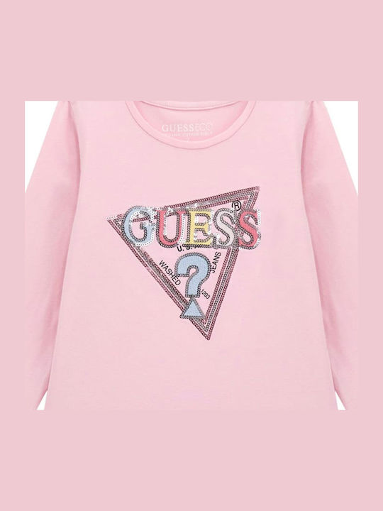 Kinderhemd Langarm Rosa