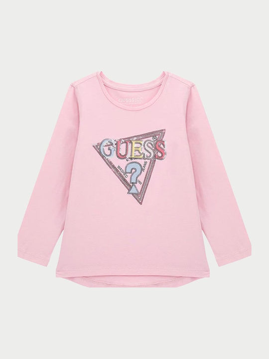 Kinderhemd Langarm Rosa