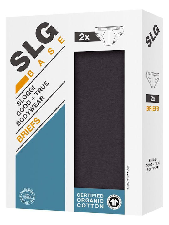Men's Slips Anthracite 2Pack