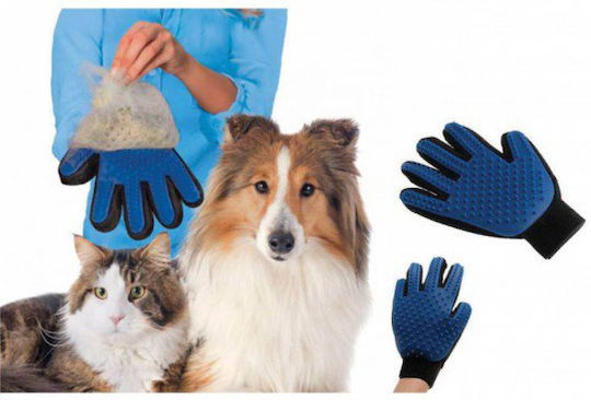 Coat Care Glove for Long-Haired Dogs for Coat Cleaning Pink