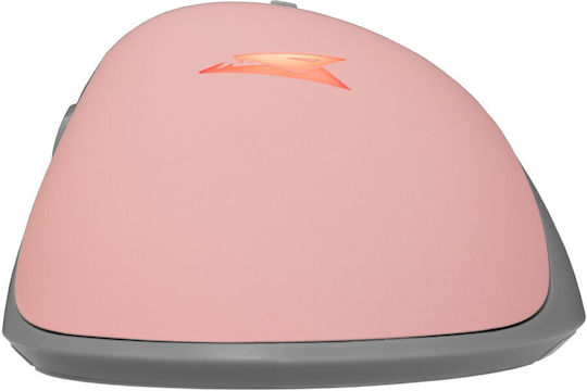 Baracuda Gaming Ποντίκι 6400 DPI Ροζ