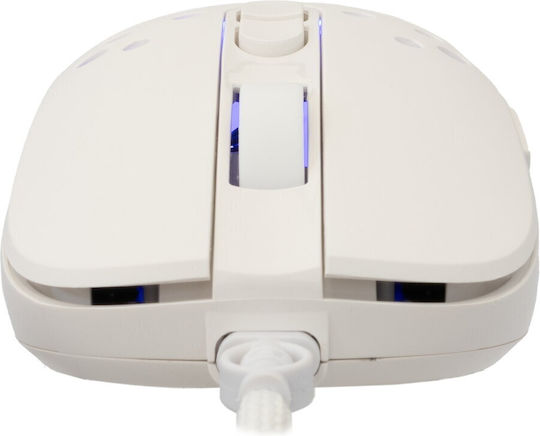White Shark Tristan-2 RGB Геймърска Мишка 7200 DPI Бял