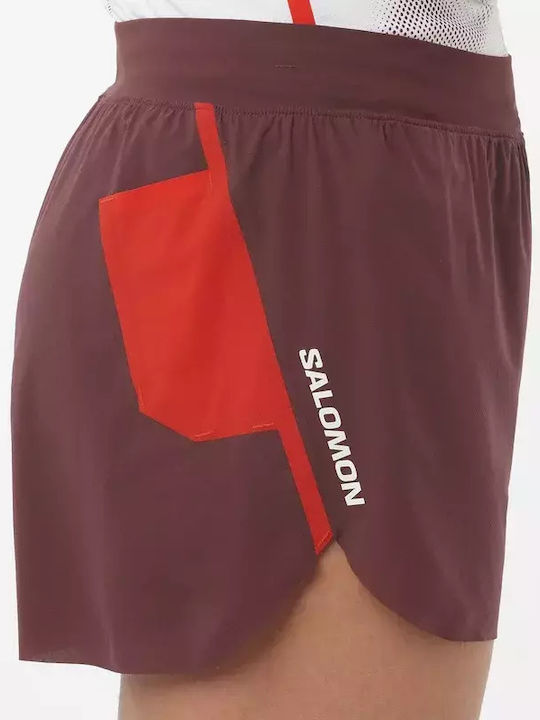 Γυναικείο Αθλητικό Σορτς Decadent Chocolate / Fiery Red