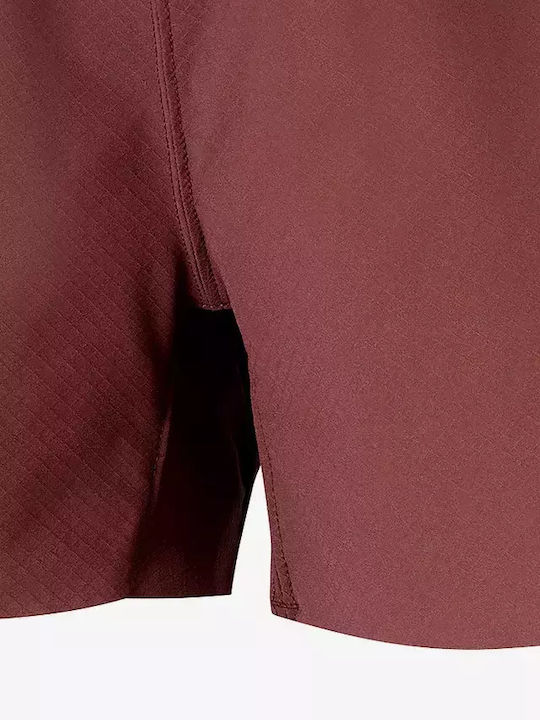 Γυναικείο Αθλητικό Σορτς Decadent Chocolate / Fiery Red