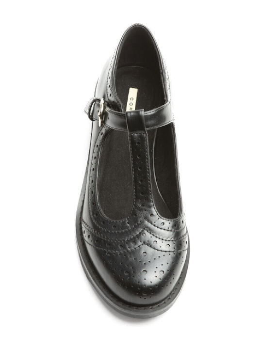 Synthetic Leather Ballerinas Black M5710