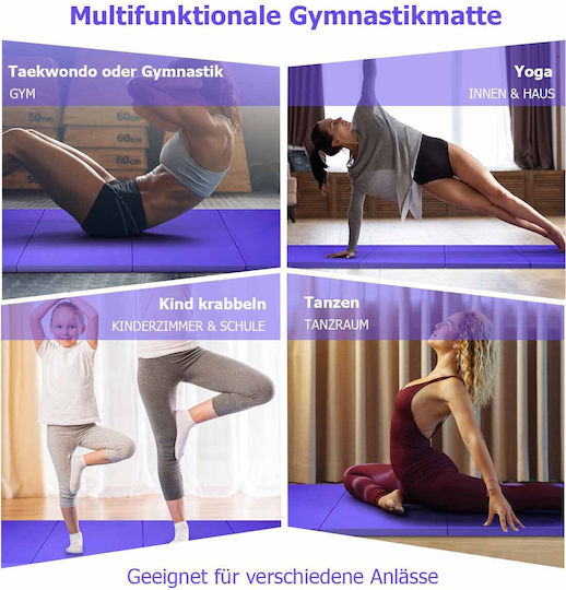 Costway Exercise Mat Purple (300x116cm)