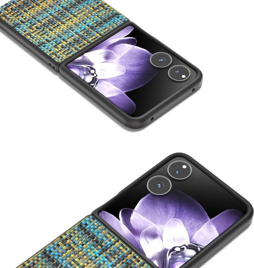Plaid Texture Book Πλαστικό Χρυσό (Xiaomi Mix Flip)