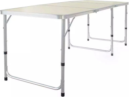 Verk Group Table for Camping Foldable in Case 180x60cm Beige