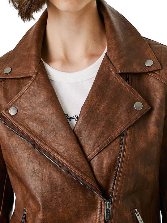 Women's Lifestyle Jacket for Winter Brown