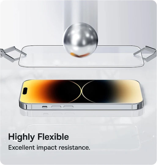 ANANK 2.5D Tempered Glass Μαύρο (iPhone 17 / 17 Pro / 16 Pro)